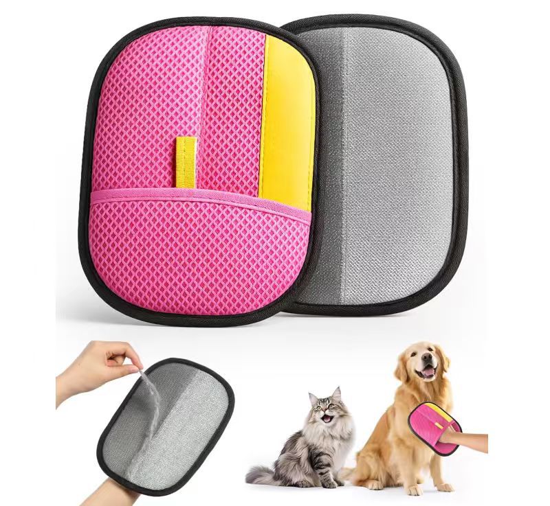 New Five-finger Electrostatic Hair-removal Gloves