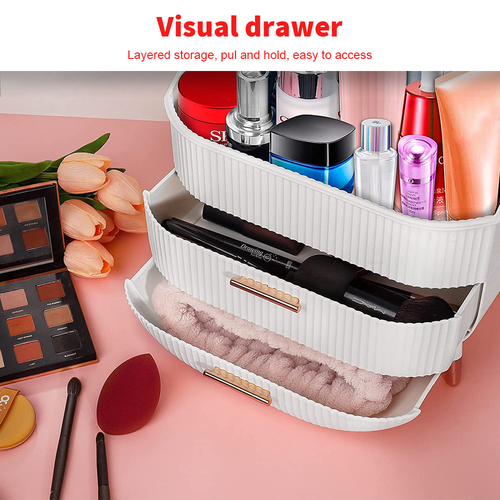Cosmetic Makeup Organiser Case Box Beauty Skin Care Jewellery Storage Dustproof