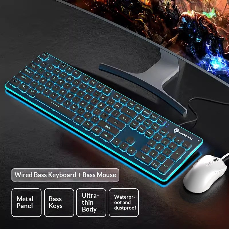 Gaming Office Backlit Wired Keyboard