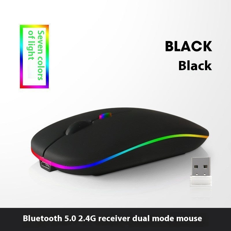 Glowing Bluetooth Mute Charging Mouse