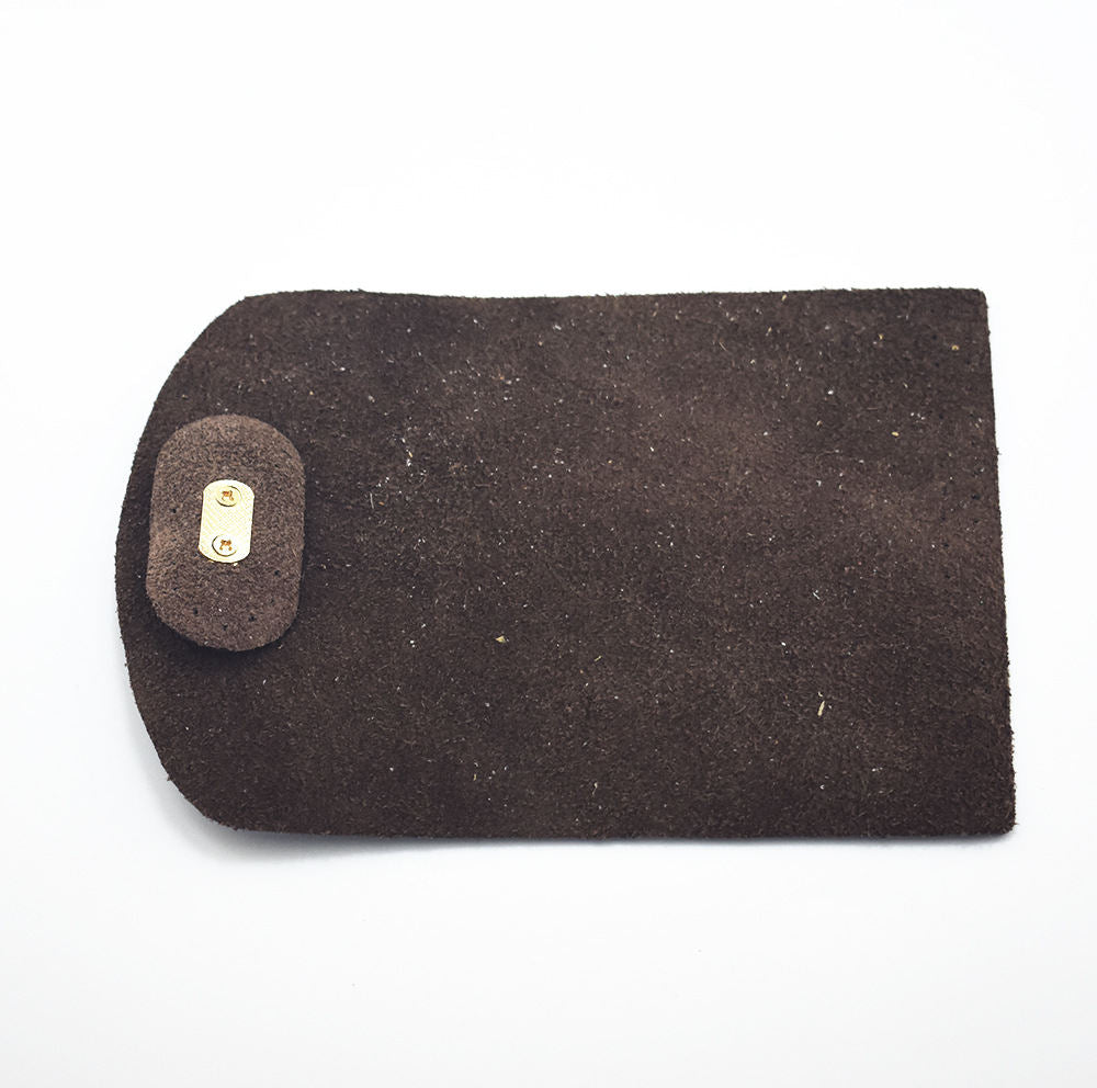 Genuine Leather Handmade Flip Tightening Buckle Bag Cover Accessories