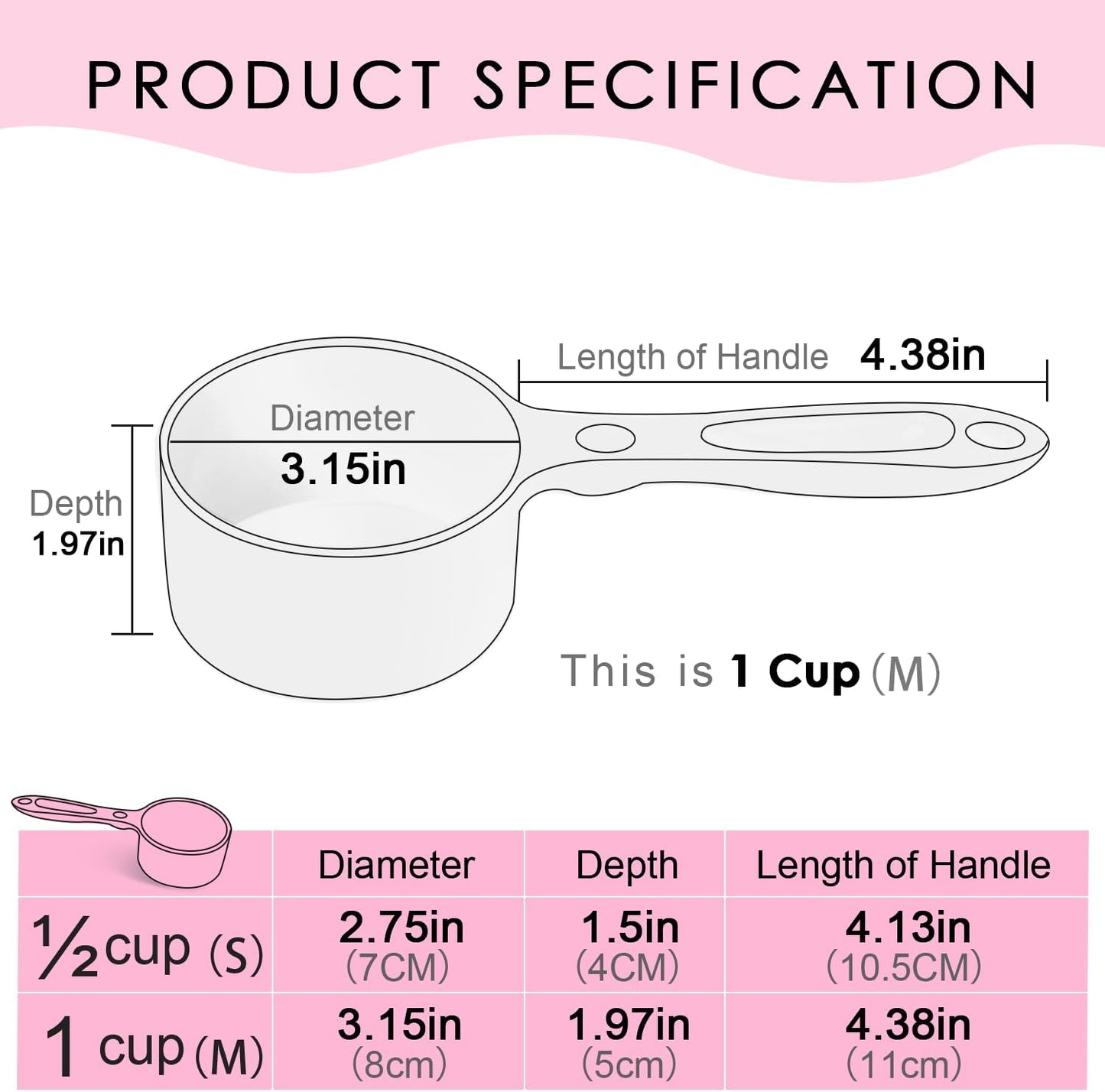 Dog Food Scoop For Container Measuring Scoop For Dogs Cats Birds And Rabbits Pet Food Feeding Scoop