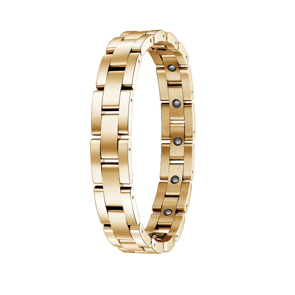 Men's Minimalist Fashion Stainless Steel Magnet Bracelet