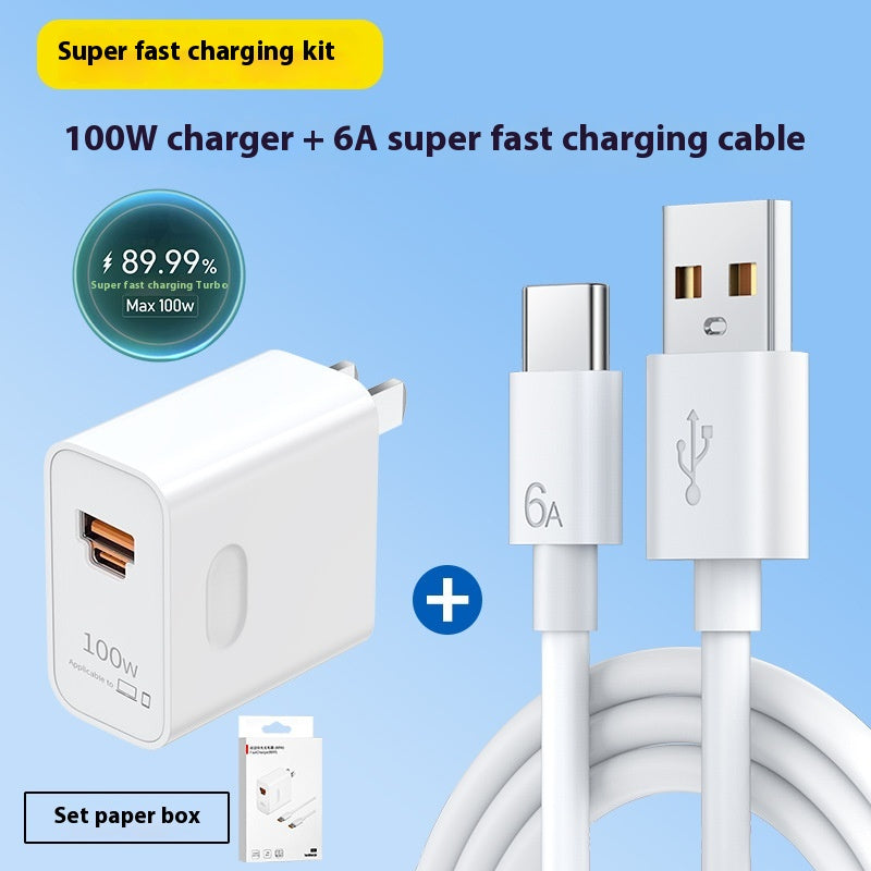 Super Fast Charging Plug Data Cable Set