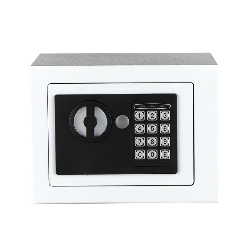 Mini Safe Cabinet With Password And Key Unlock Smart Easy To Install Solid Bolt Lock Anti-Theft Cabinet