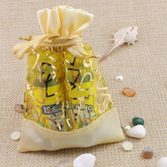Linen Gauze Flannel Cotton Cosmetic Accessories Storage Bag