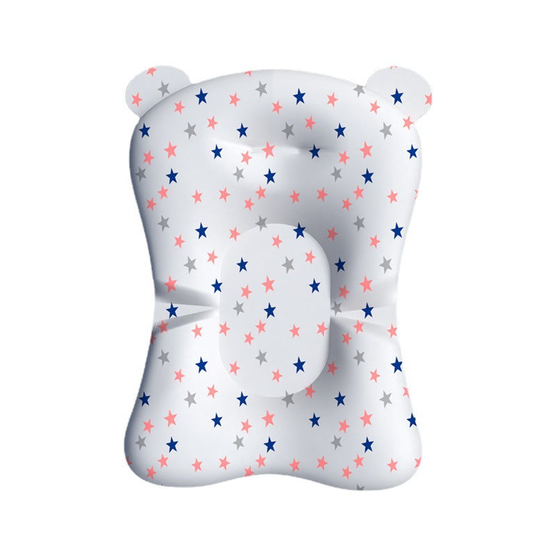Newborn Baby Bath Support Mat Baby Bath Net Tub Floating Bath Pad