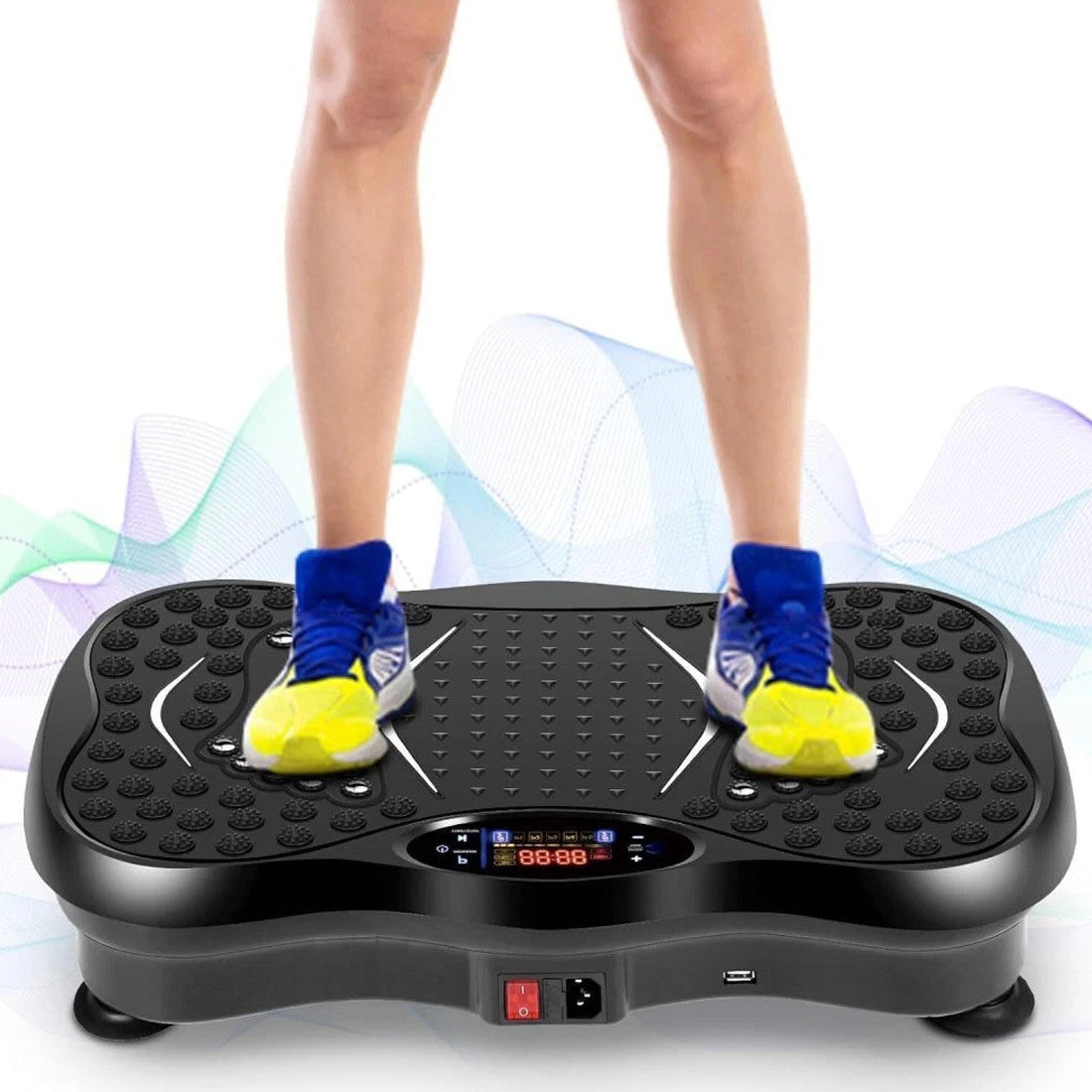 Vibration Plate Exercise Machine Home Workout Equipment Body Shaper Massager UK