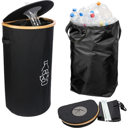 Multi-piece Party Gift Sets, 1 Reusable Bottle Container – 100-liter Capacity, Detachable Handbag, And Bamboo Tote Bag – Ideal For Parties And Storage