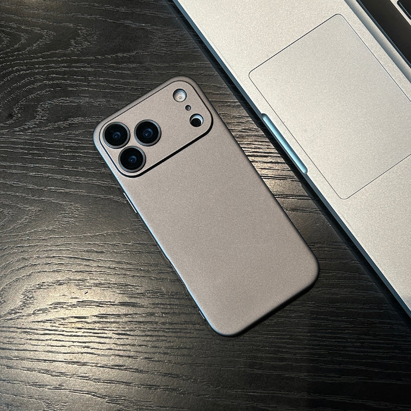 Magnetic Abrasive Non-slip Silicone Mobile Phone Case With Lens