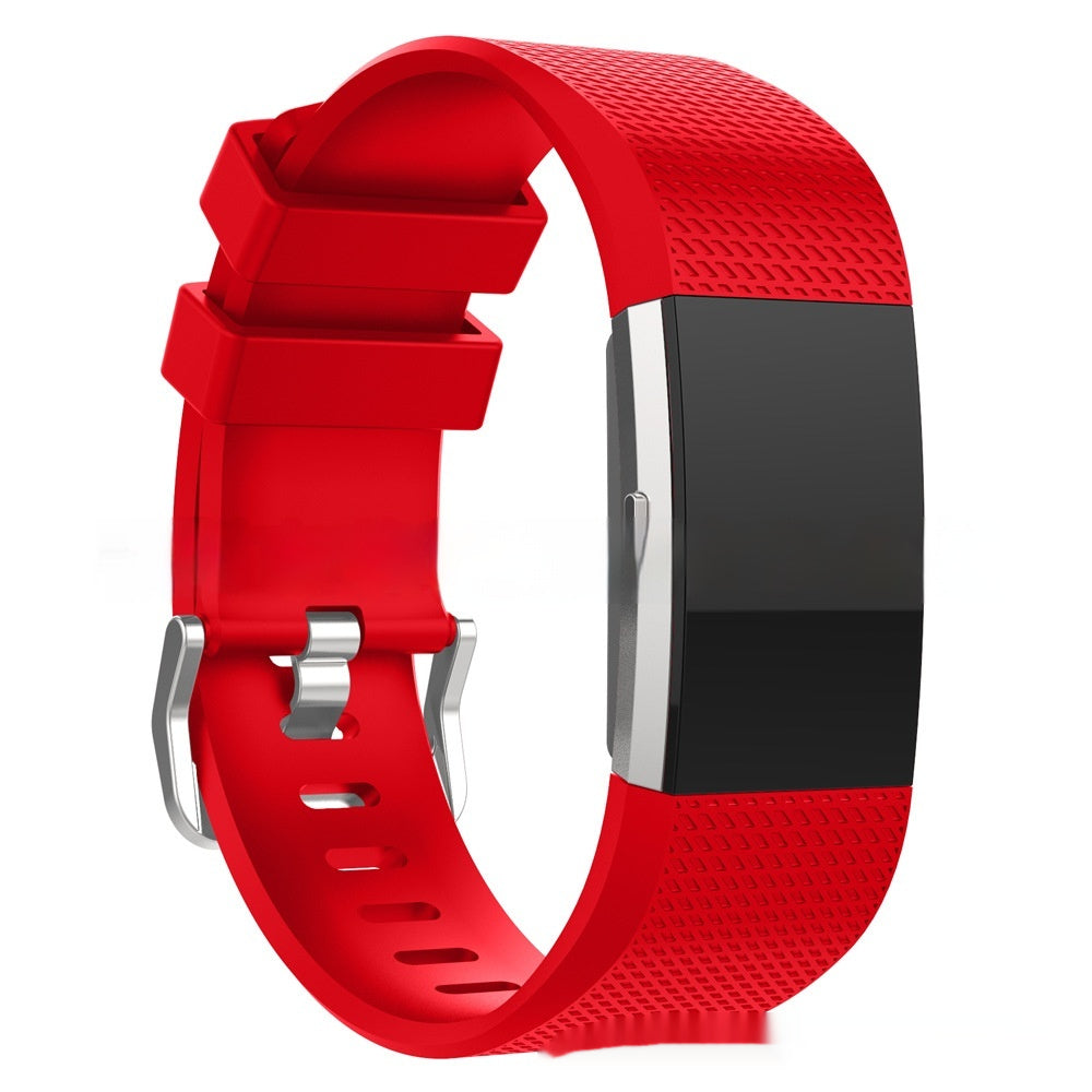Solid-color Stylish Smart Silicone Watch Strap
