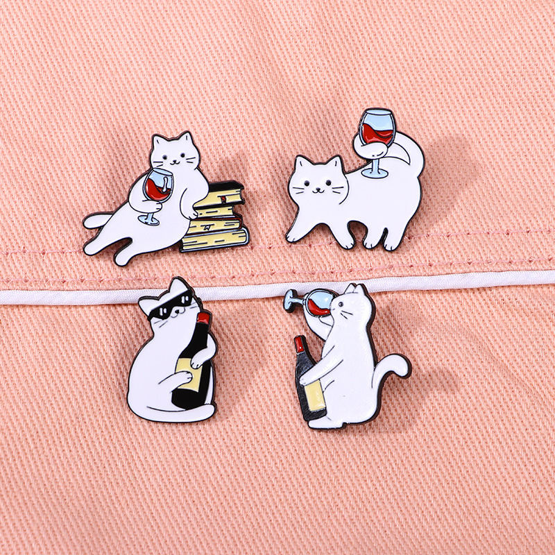 Cute Schoolbag Accessories Trimmings For Clothing Zinc Alloy Badge