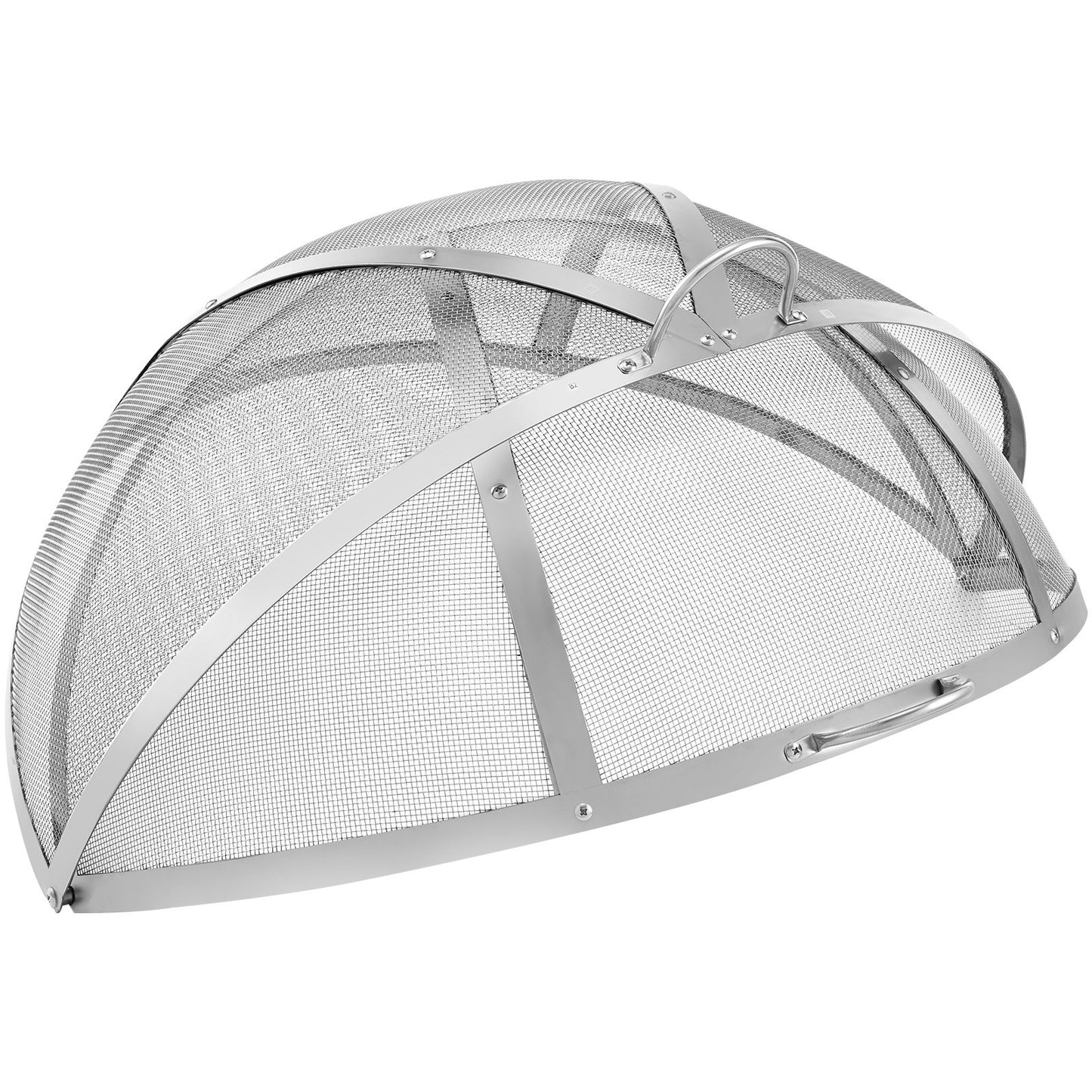 Firepit Spark Screen Lid, 36' Diameter, Outdoor Firepit Ring Cover Round Accessories, Fire Pit Metal Cover, Easy-Opening Stainless Steel Fire Ring Covers For Outdoor Patio Fire Pits Backyard