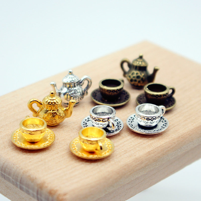 Teapot And Coffee Pot Alloy Decorative Accessories