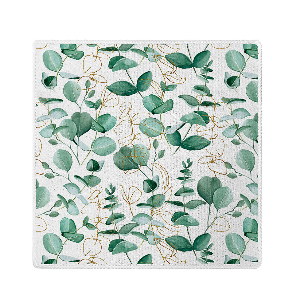 Printed Microfiber Kitchen Cleaning Cloth Small Square Towel