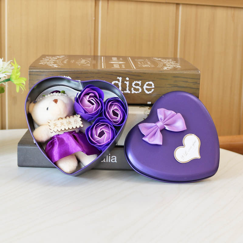 Rose-scented Soap Flowers Creative Small Gifts Corporate Event Giveaways And Decorative Soaps