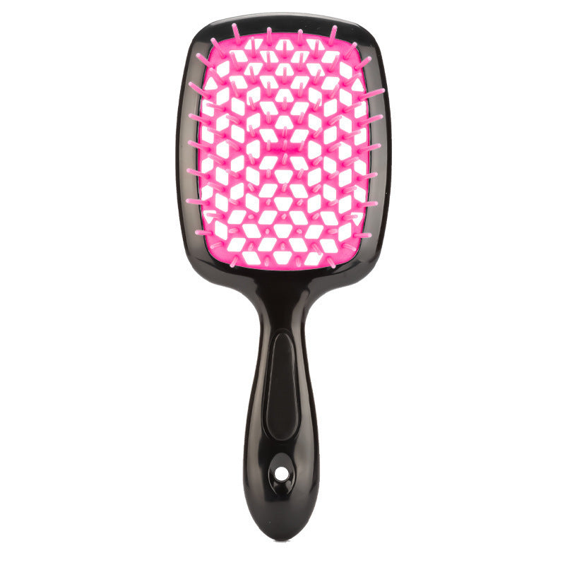 Detangling Comb With Hollow Design Doesnt Snag Hairsuitable For Both Curly And Straight Hair