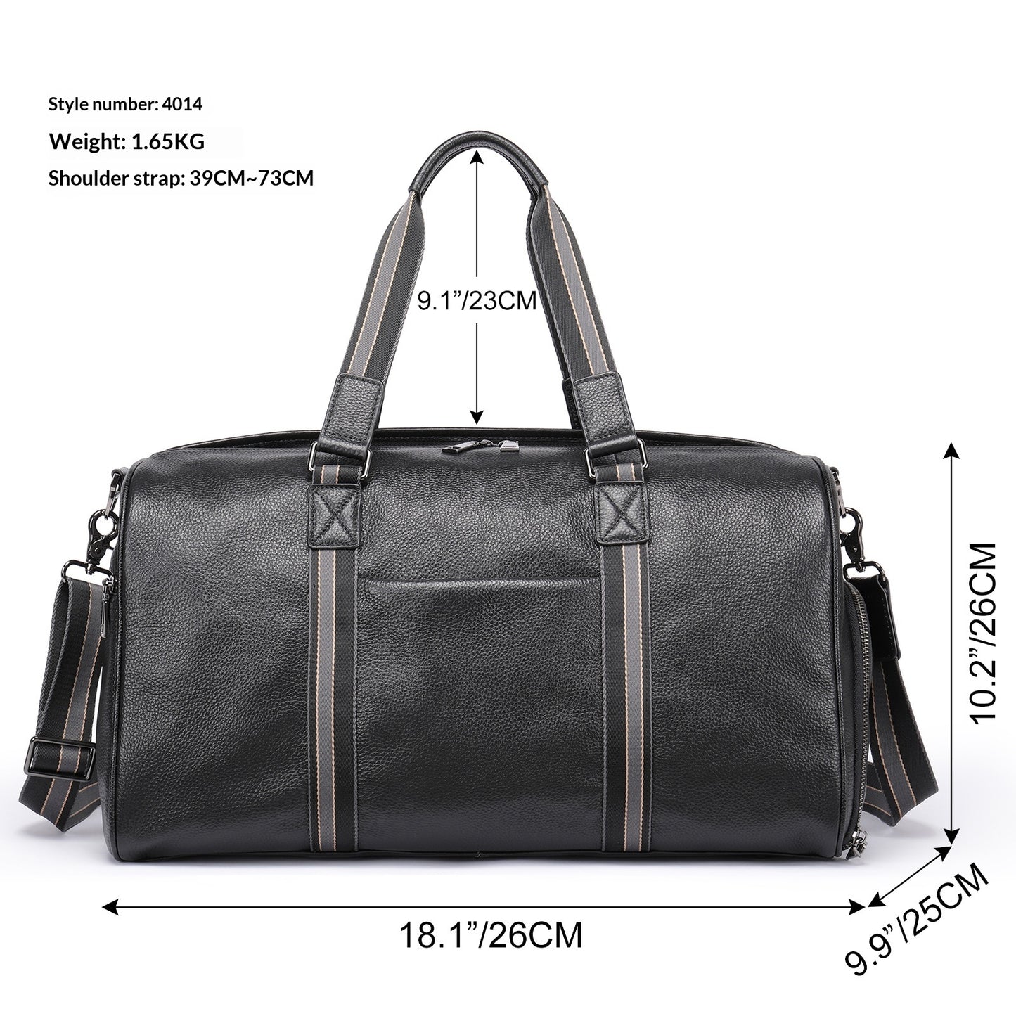 Mens Large-Capacity Waterproof Outdoor Duffel Bag