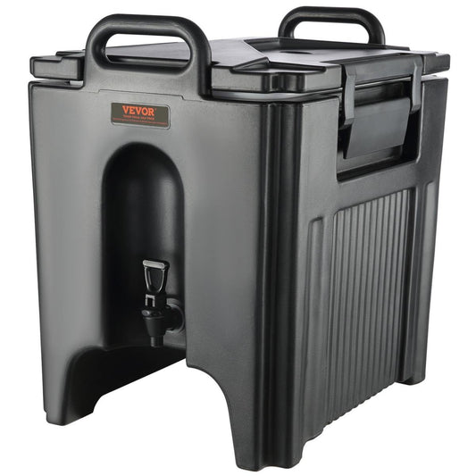 Insulated Beverage Dispenser, 10 Gallon, Food-grade LL9450UP Hot And Cold Beverage Server, Thermal Drink Dispenser Cooler With 1.18 In PU Layer Two-Stage Faucet Handle, For Restaurant Drink Shop