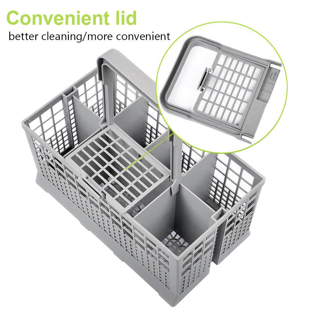 Dishlex Dishwasher Replacement Cutlery Basket Best Reinforced Base 240X140X120mm,The Color Shipped Is The Same As The Color In The Main Picture.