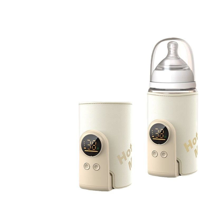 Milk Warmer Battery Constant Temperature Feeding Bottle Cover Smart Heat Preservation Portable Outdoor Household
