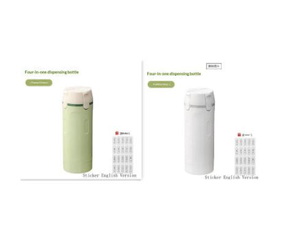 Travel  sized 4 in 1 Wash  Care Bottle Portable Storage Bottle