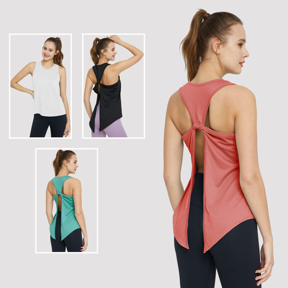 Ladies New Simple Dovetail Yoga Vest