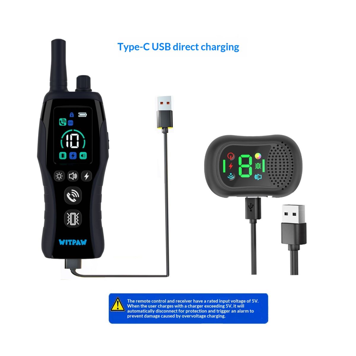 2000m Two-Way Communication Pet Trainer Anti-Barking Device