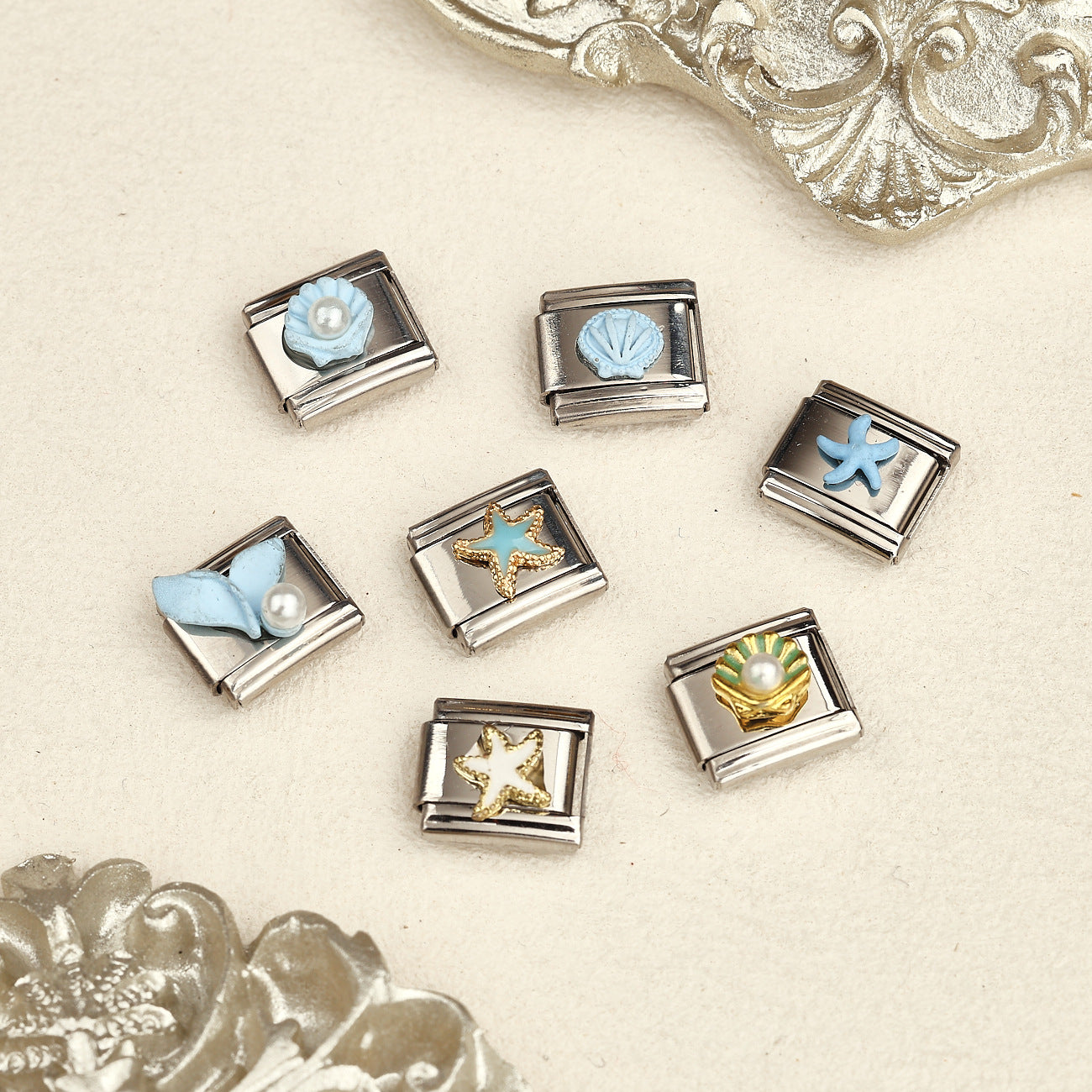 Italian Stainless Steel Modular Bracelet Accessories