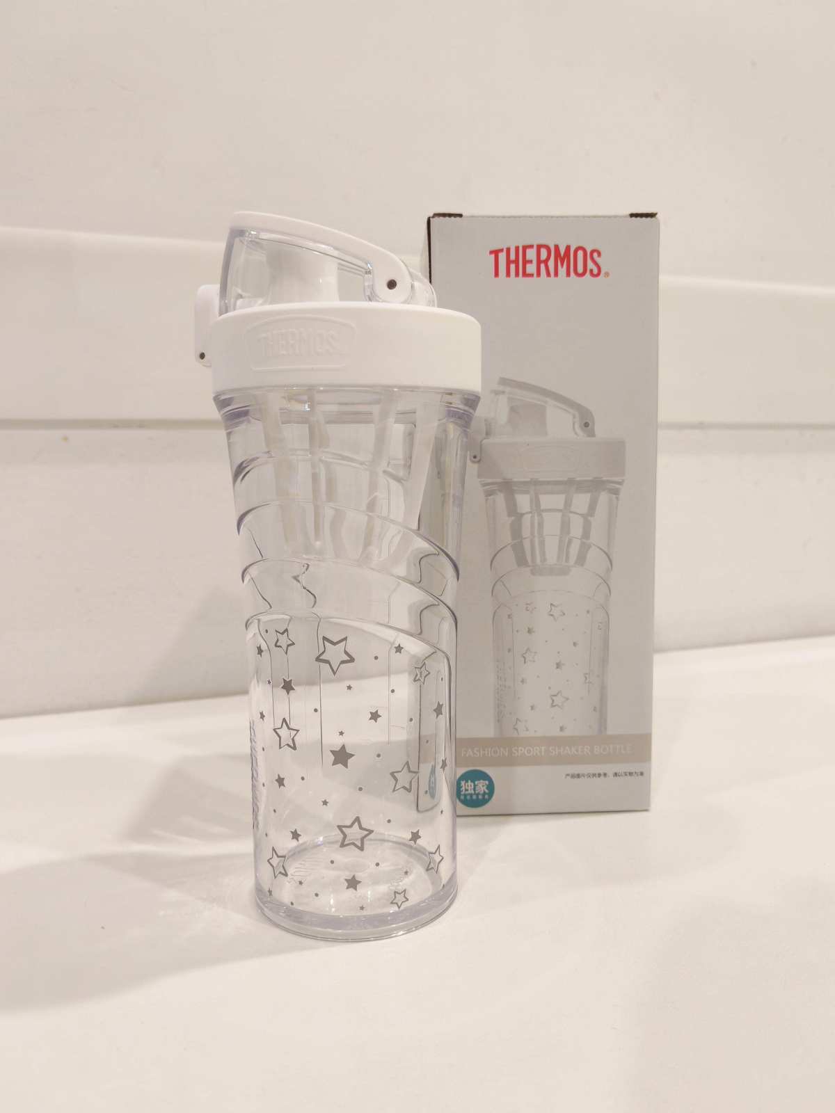 Fitness Shaker Cup Sports Water Bottle