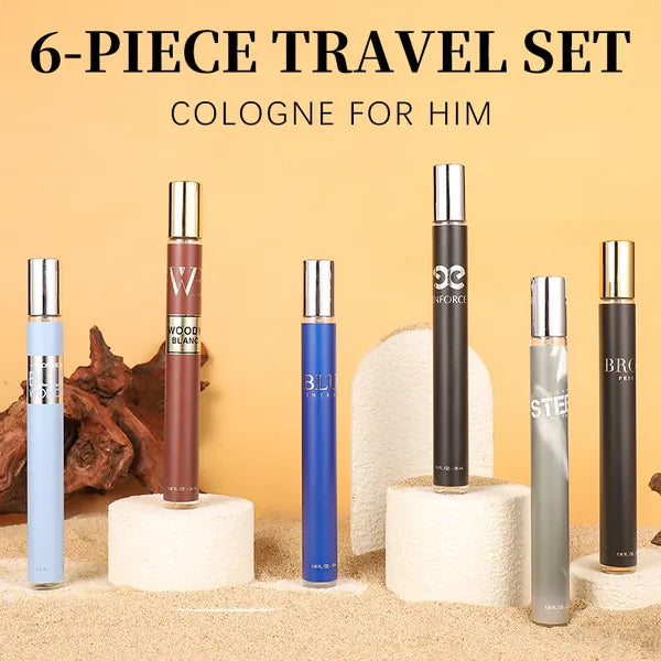 6pcs Set, 1.18fl.oz 35ml Each Bottle, Men's Eau De Toilette Spray, Long-Lasting Perfume, 6 Different Scent, Perfect For Dating, Daily Life, Parties, Gift Giving
