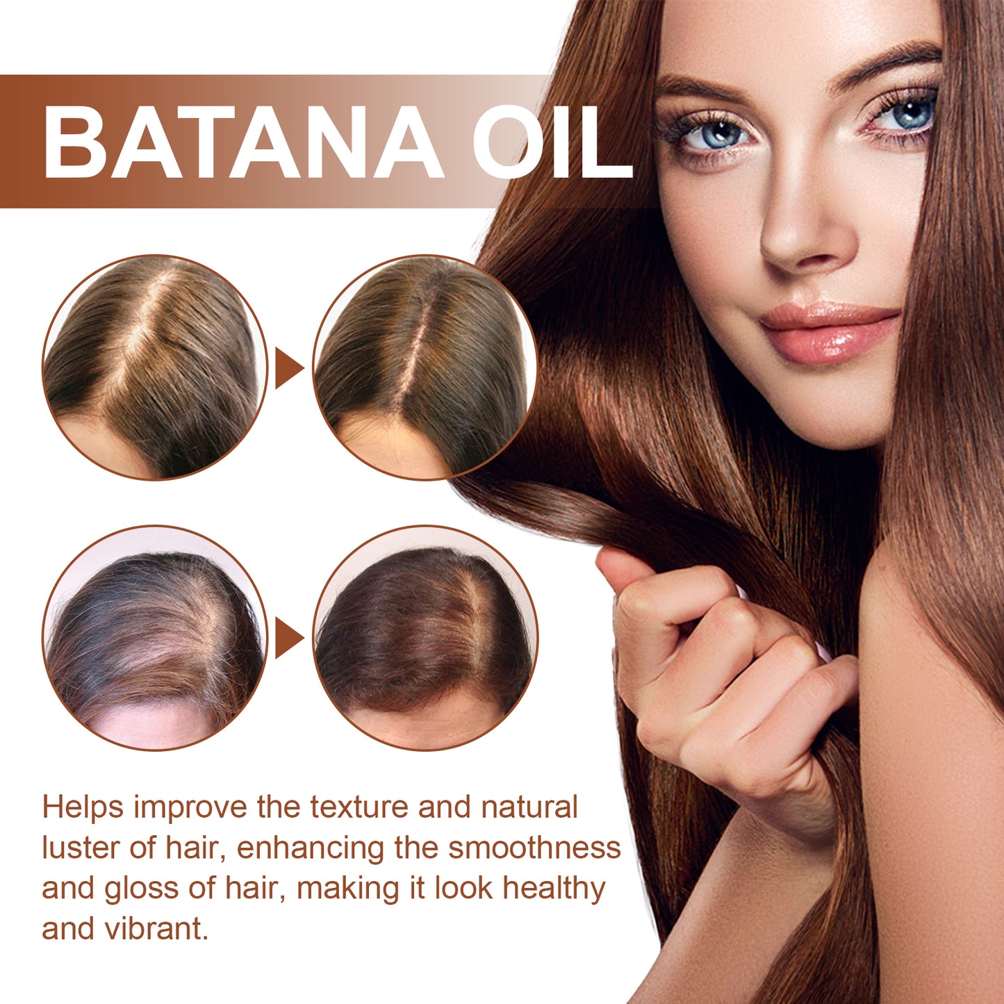 EELHOE Batana Oil Conditioner Moisturizes, Repairs, Strengthens Hair Roots, Prevents Supple, Dense Hair, And Solidifies And Fluffy Hair