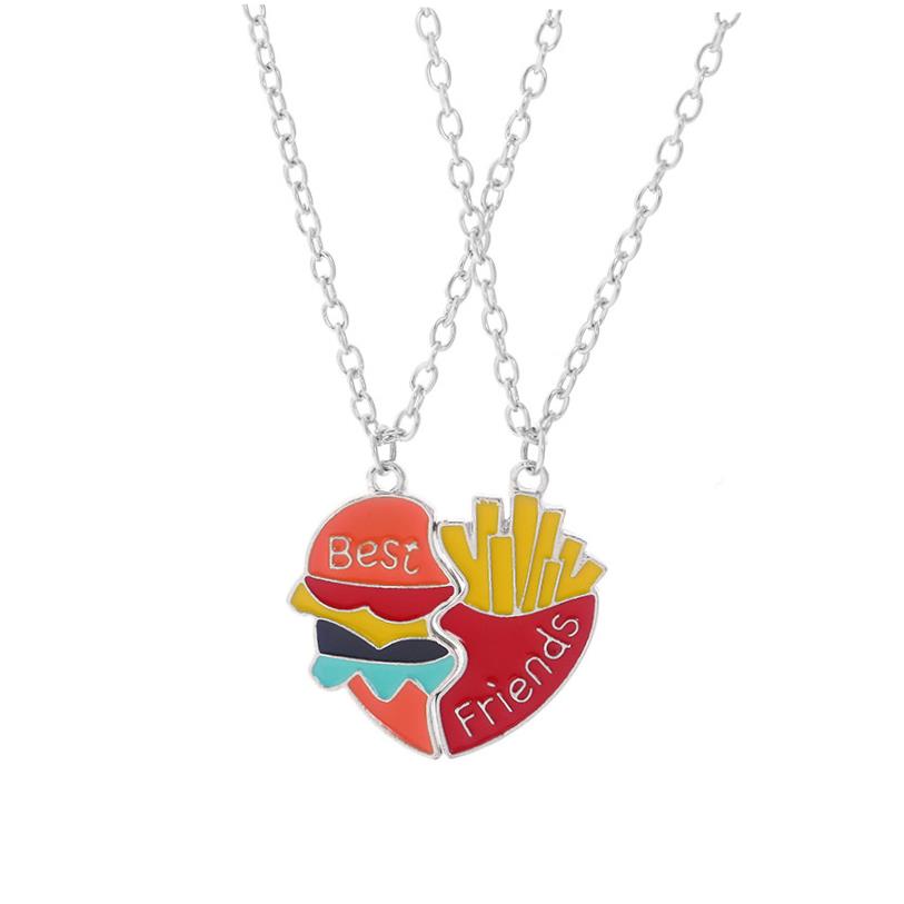Simple Heart-shaped Pendant For Sisters And Best Friends