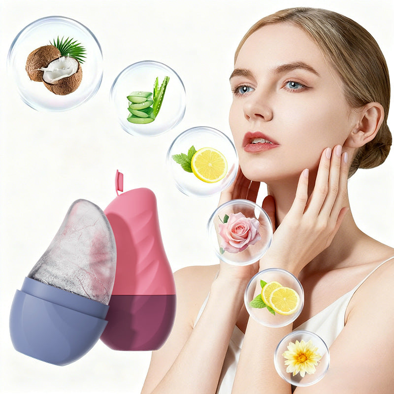 Massage Beauty Ice Cube Tray Silicone Ice Cube Mold