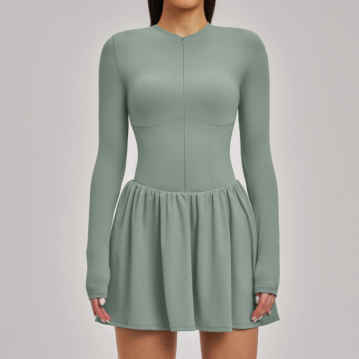 Anti-exposure Fitness Pocket Skirt Sports Dress