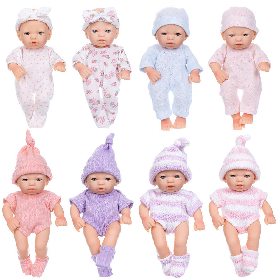 Full-body Soft Vinyl Reborn Doll Mini Figurine