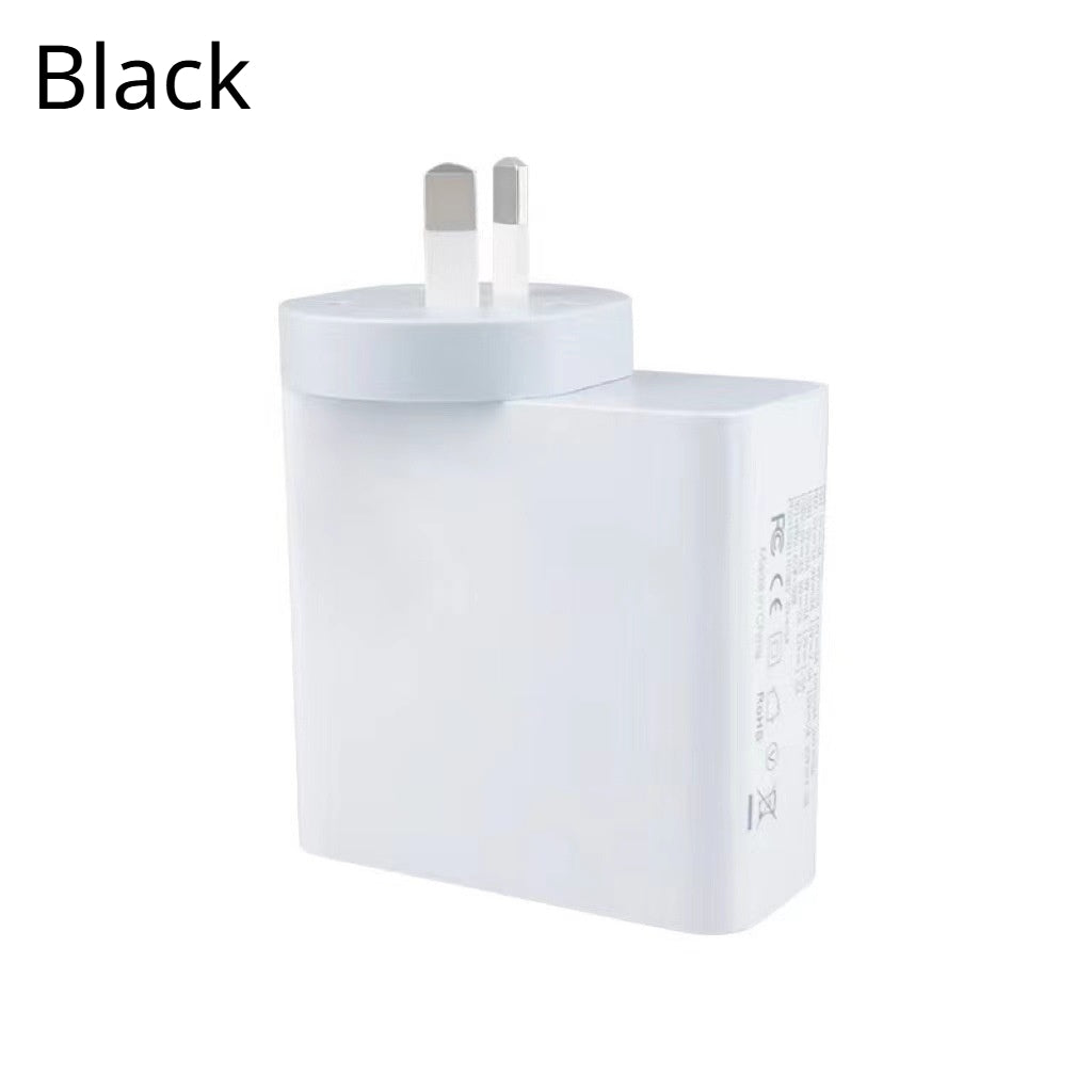 65W GaN Charger With US-standard Conversion Plug Fast-charging Adapter