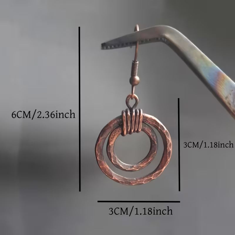 Round Ear Hook Earrings Bridal Gift High-end Jewelry