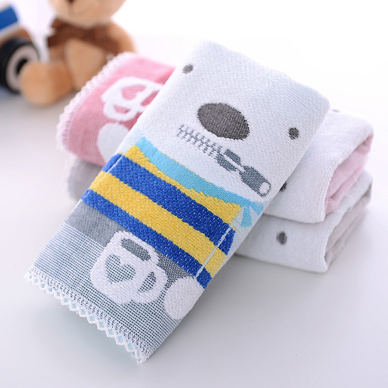 Cotton Face Towel For Home Use Soft And Highly Absorbent Perfect For Babies
