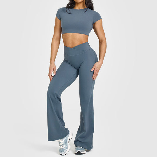 Women's Sports Fitness Tummy-Control Hip-Lifting Casual Pants