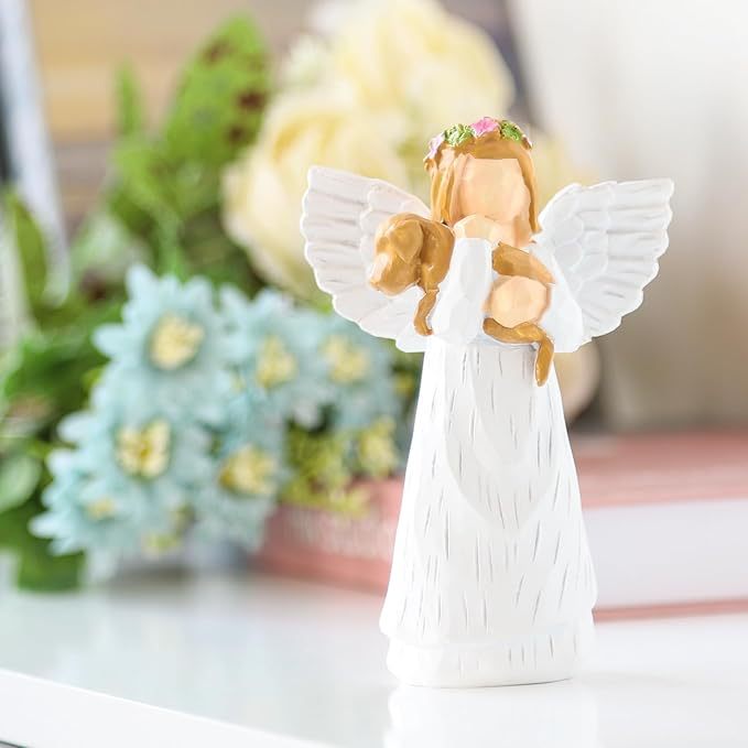 White-winged Angel Resin Craft Home Desk Ornament