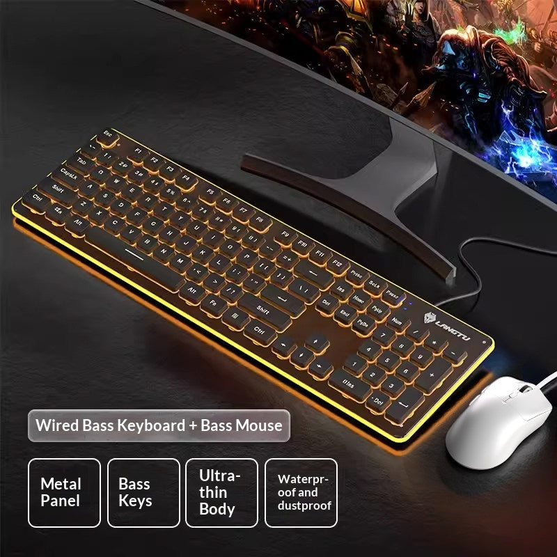 Gaming Office Backlit Wired Keyboard