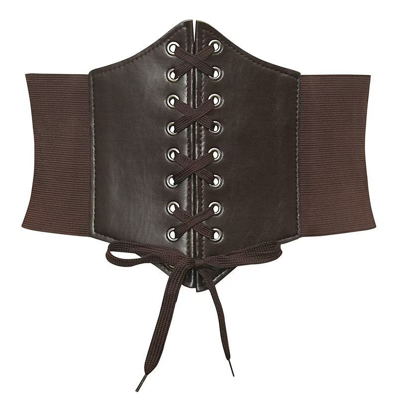 Waist-shaping Womens Ultra-wide Fashionable Korean-style Court Style