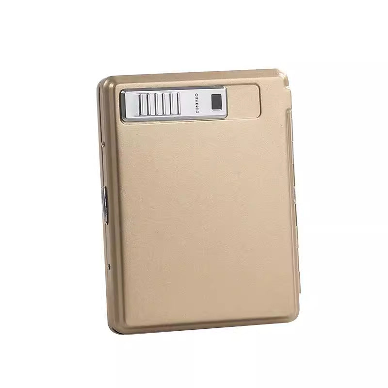 Classic Flip Charging Cigarette Case Lighter Integrated Windproof Cigarette Lighter