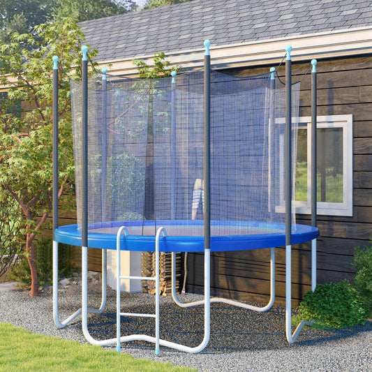12FT Trampoline Spring Cover, Safety Trampoline Pad Replacement, Waterproof And Tear Resistant, All Weather Trampoline Accessories, Blue