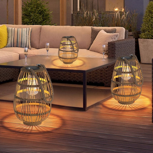 Solar-powered Portable Hanging Garden Decor Ambient Floor Lamp