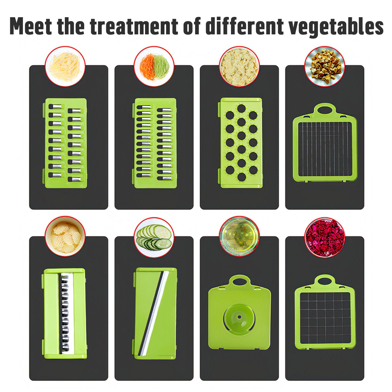Nice Smart 15TLG Dicer Vegetable Slicer Shredder Manual Onion Chopper