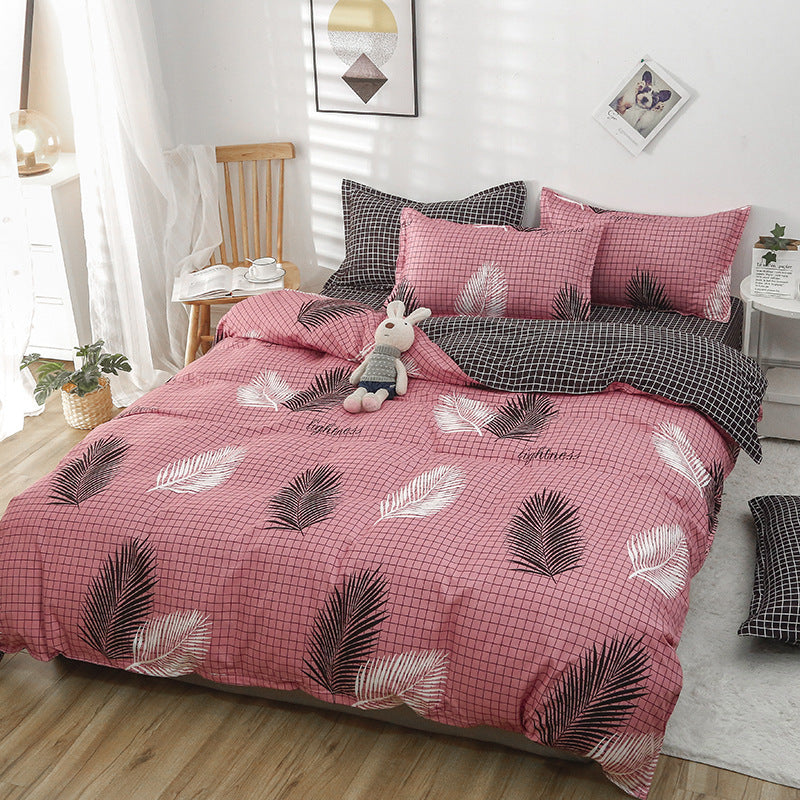 New Active Aloe Cotton Bed Four-piece Set