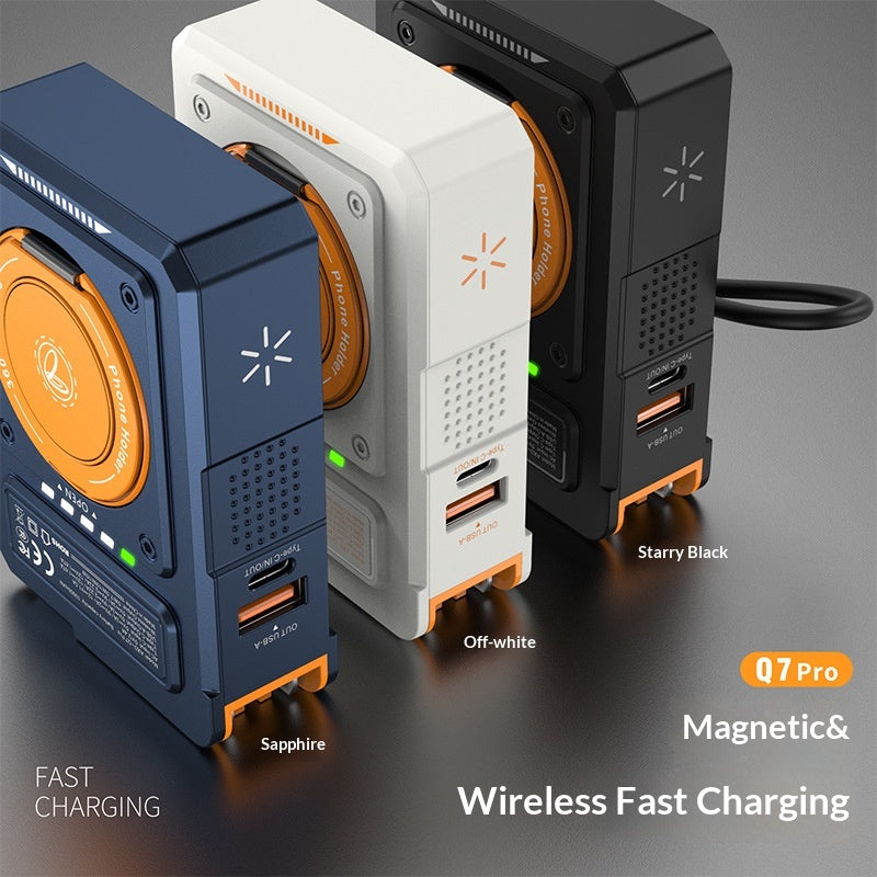 10,000 MAh Portable Power Bank With Built-in 225W Super-fast Charging And A Stand