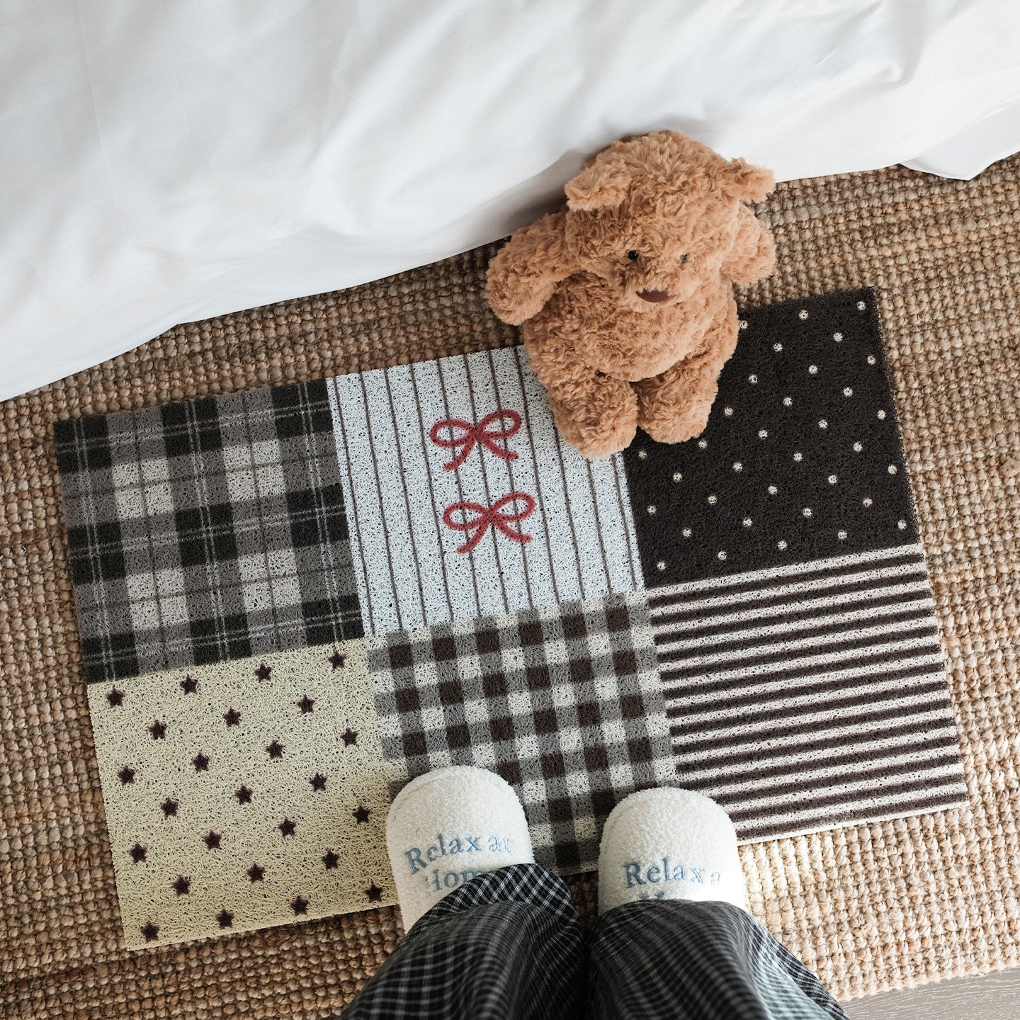 Korean Illustrator Wind-proof Floor Mat